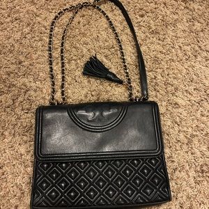 Authentic Tory Burch Fleming (Black)